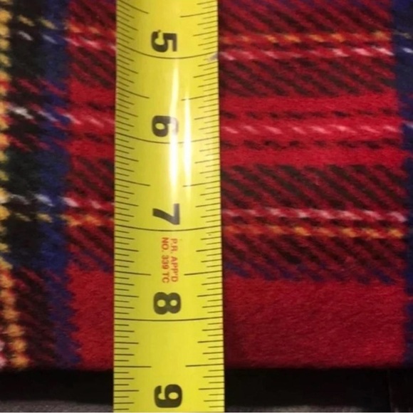 L.I.B. New York set, red plaid - Picture 5 of 6